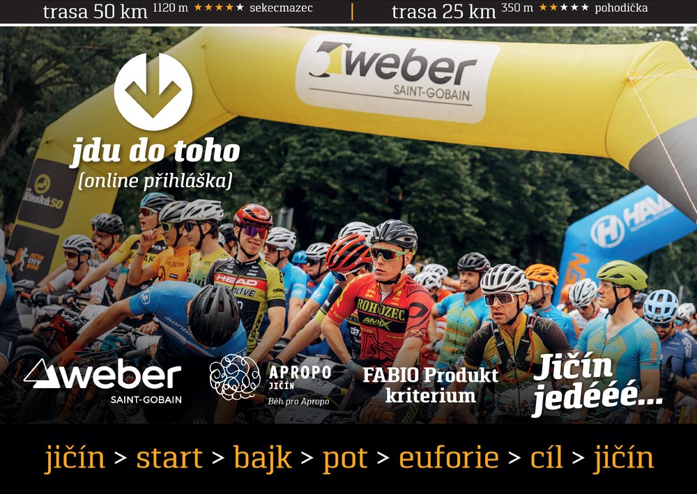 MTB - Weber Jičínská 50 - PŘIHLÁŠKA